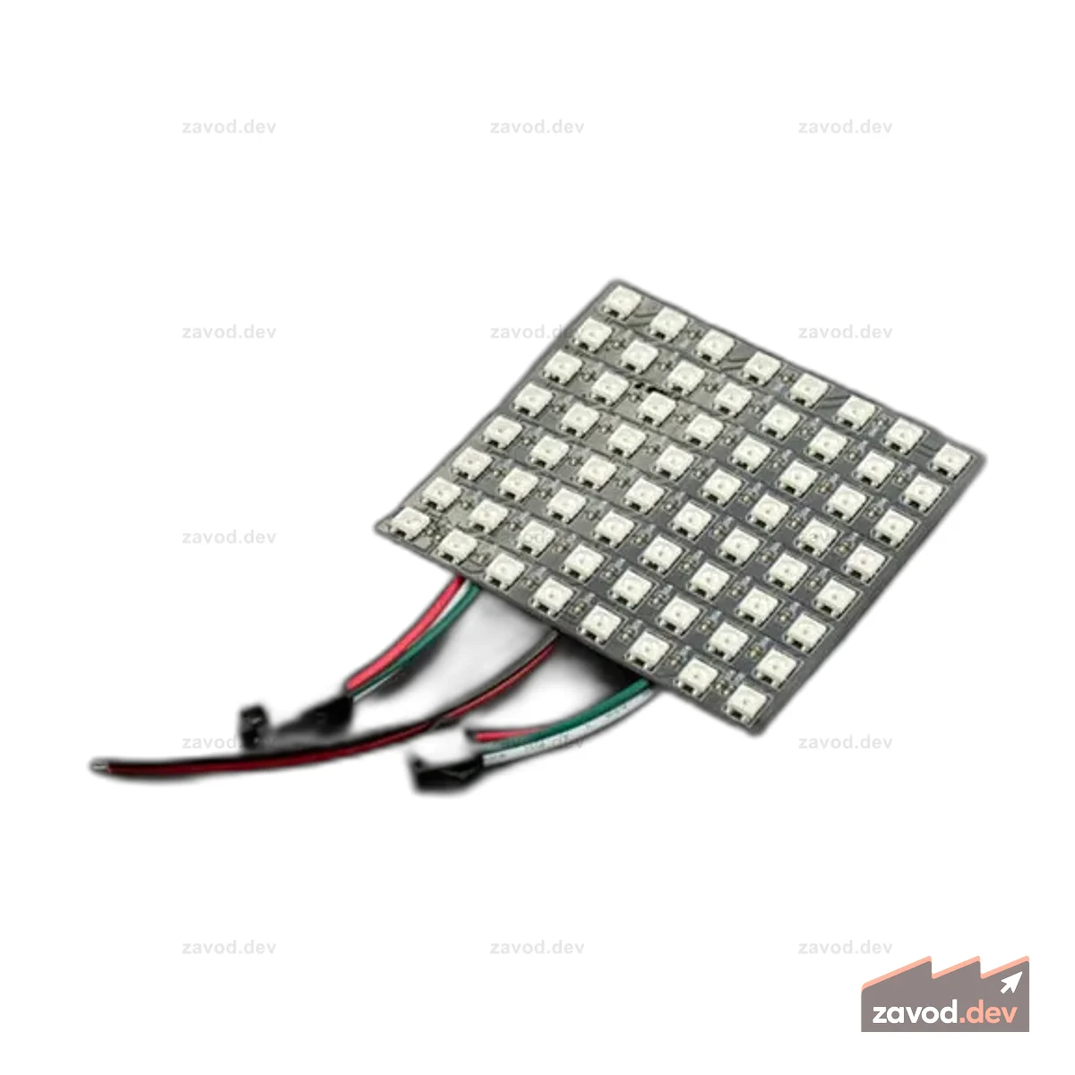 Гравитация: гибкая светодиодная матрица RGB 8x8