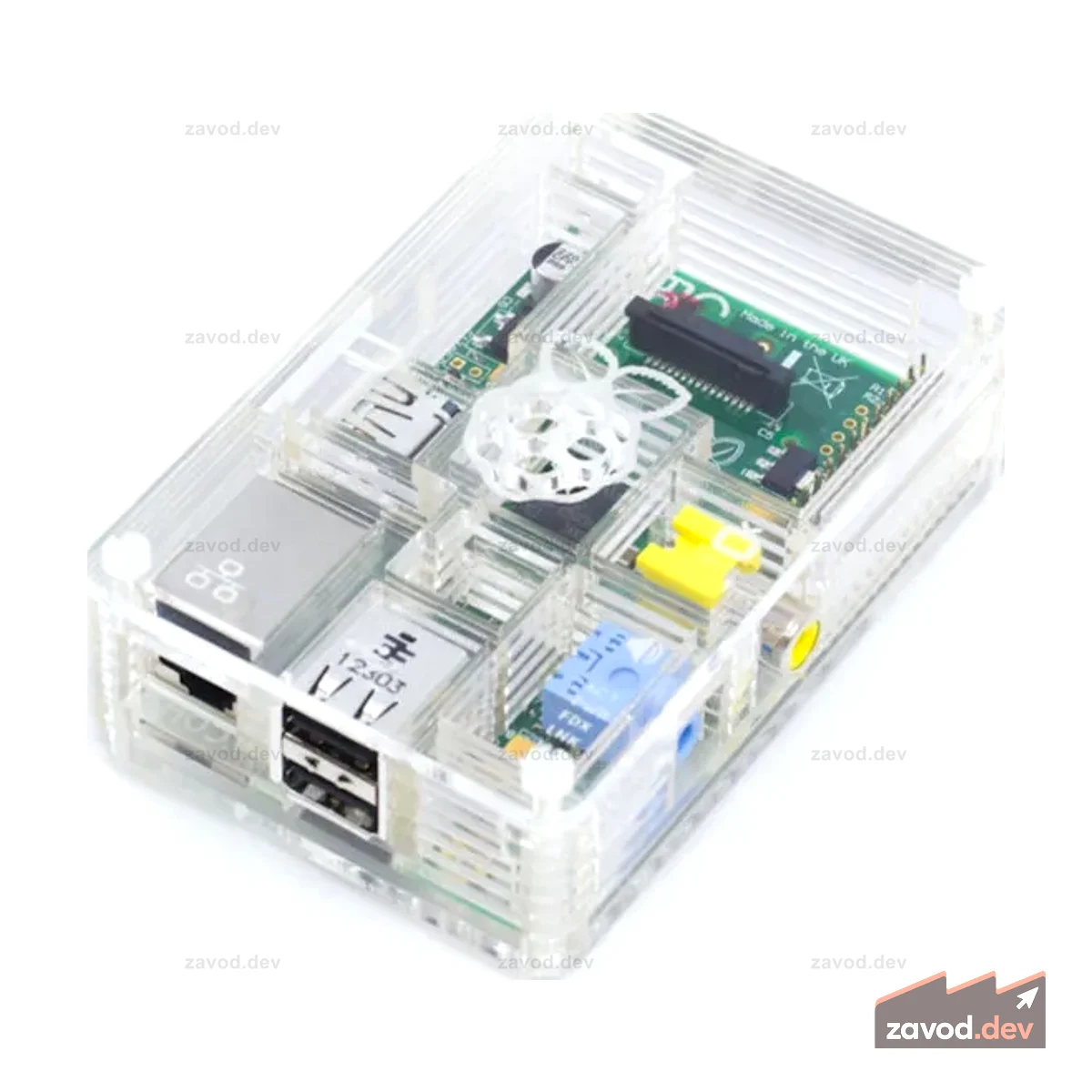 Crystal Pibow - Корпус для компьютеров Raspberry Pi Model B