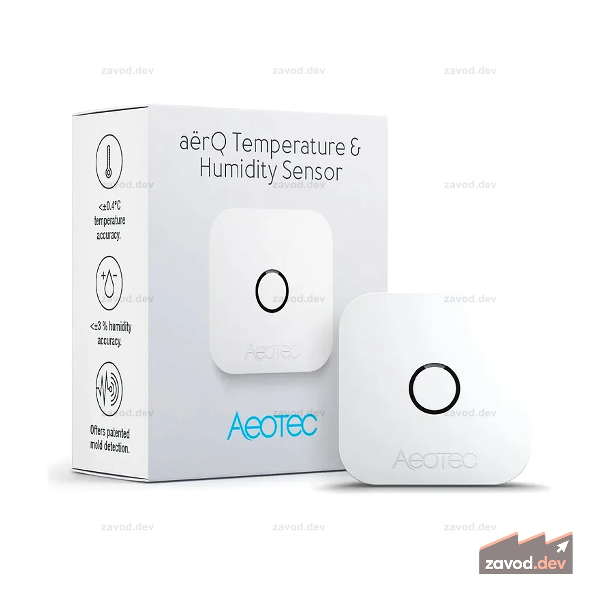 Aeotec aërQ Z-Wave Датчик температуры и влажности