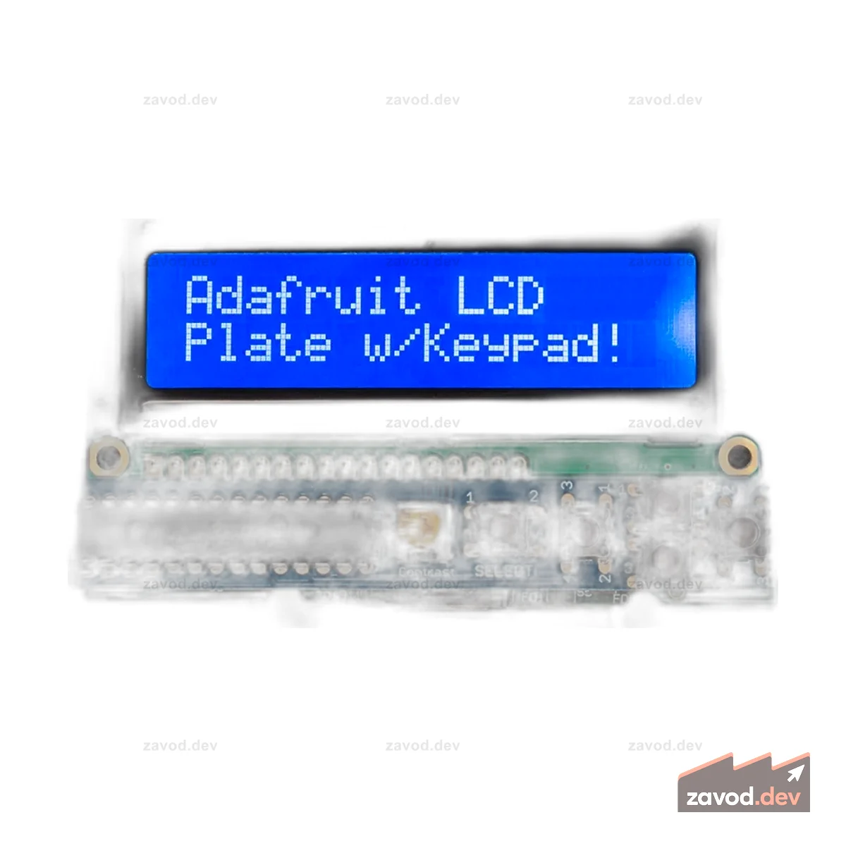 Комплект Adafruit BlueWhite 16x2 с ЖК-дисплеем и клавиатурой для Raspberry Pi