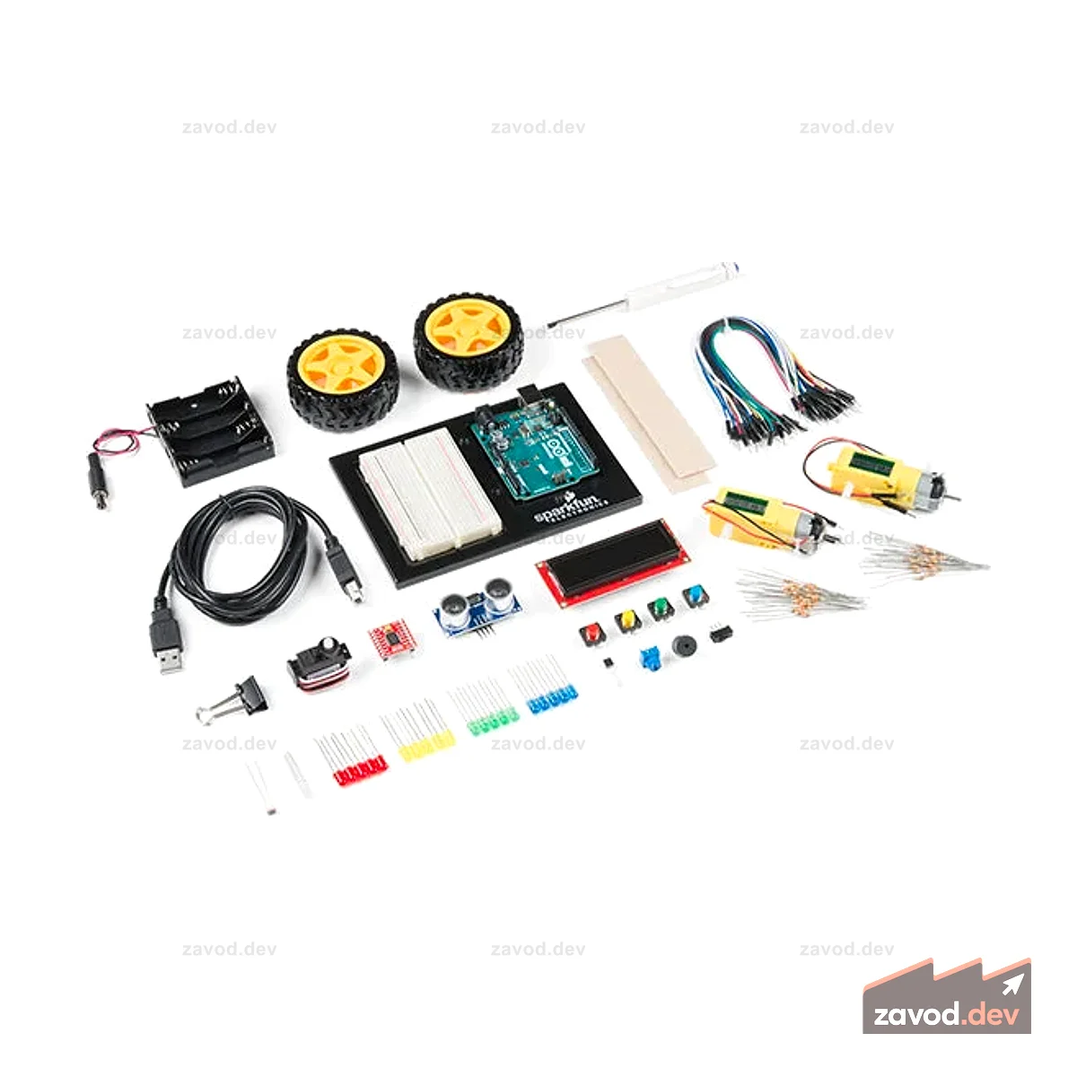 Комплект изобретателя SparkFun для Arduino Uno - v4.1