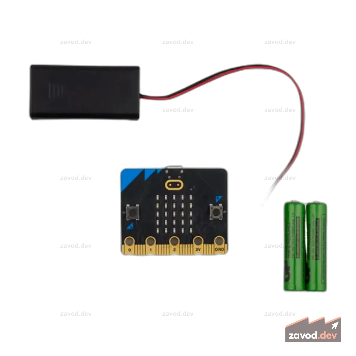 Стартовый комплект Microbit v2 с USB C (12 шт. с зеленым кабелем)