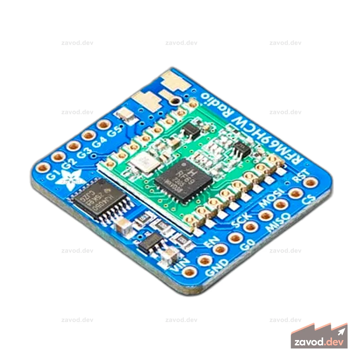 Радиопередатчик Adafruit RFM69HCW - 433 МГц