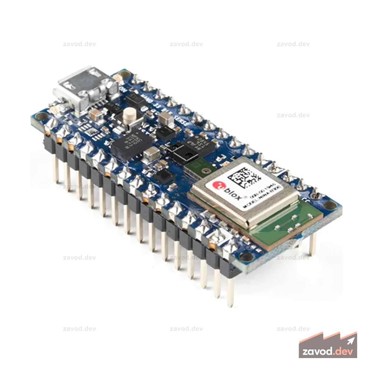 Arduino Nano 33 BLE Sense с разъемами