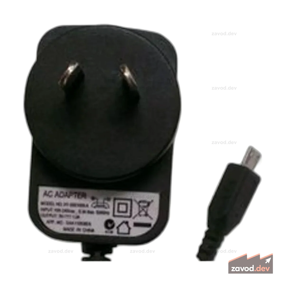 Блок питания Raspberry Pi (5 В, 2 А) USB Micro