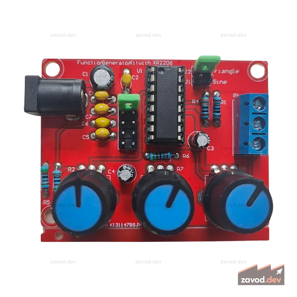 XR2206 Высокоточный функциональный генератор сигналов DIY Kit