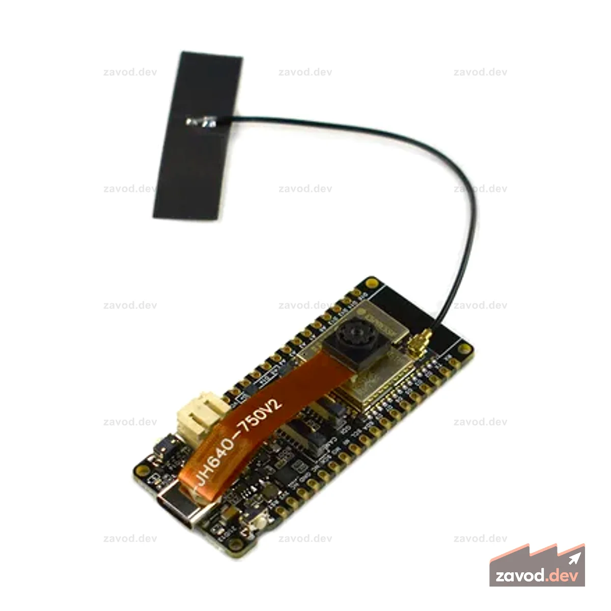 Плата FireBeetle 2 ESP32-S3-U (N16R8) AIoT-микроконтроллер с камерой (16 МБ фл., 8 МБ PS., Wi-Fi и BT через кабель)
