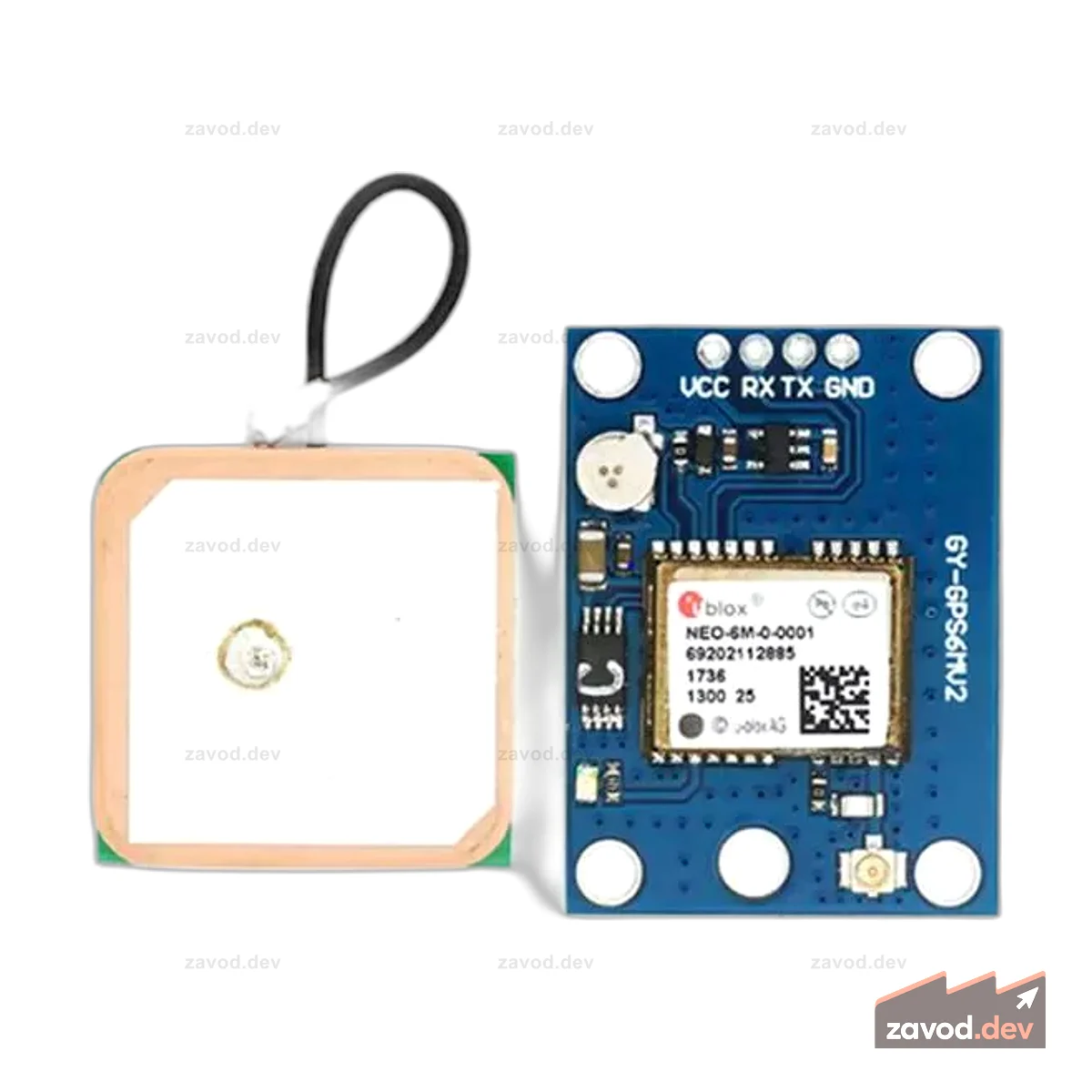 HKD UBLOX NEO-6 GPS MODULE+ANTNA