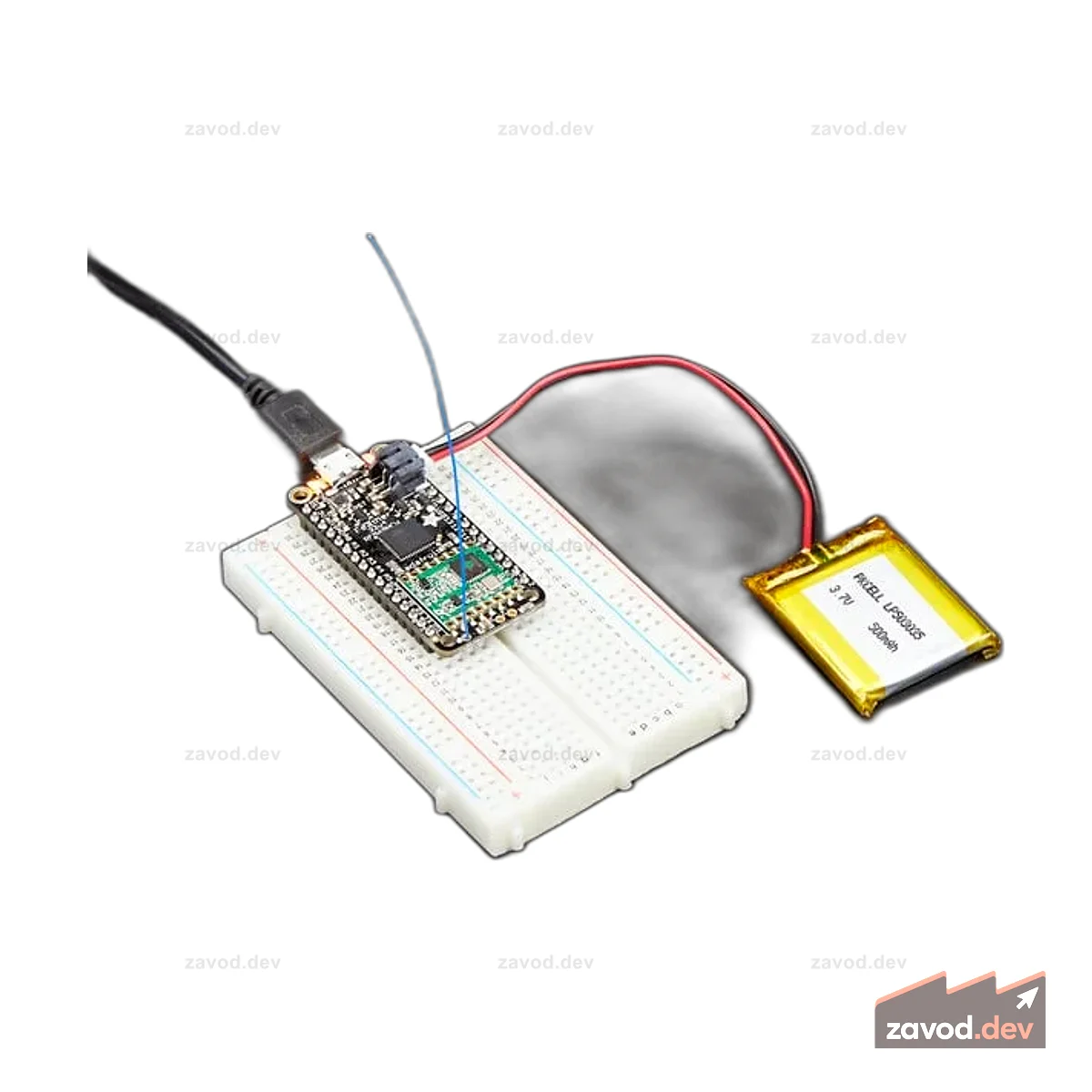 Пакетная радиосвязь Adafruit Feather 32u4 RFM69HCW — 868 или 915 МГц