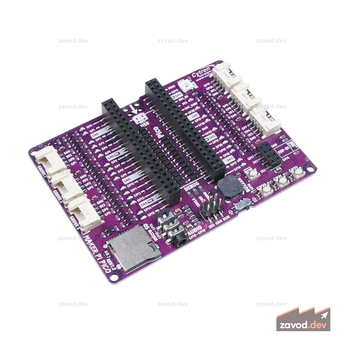 База Maker Pi Pico (без Raspberry Pi Pico)
