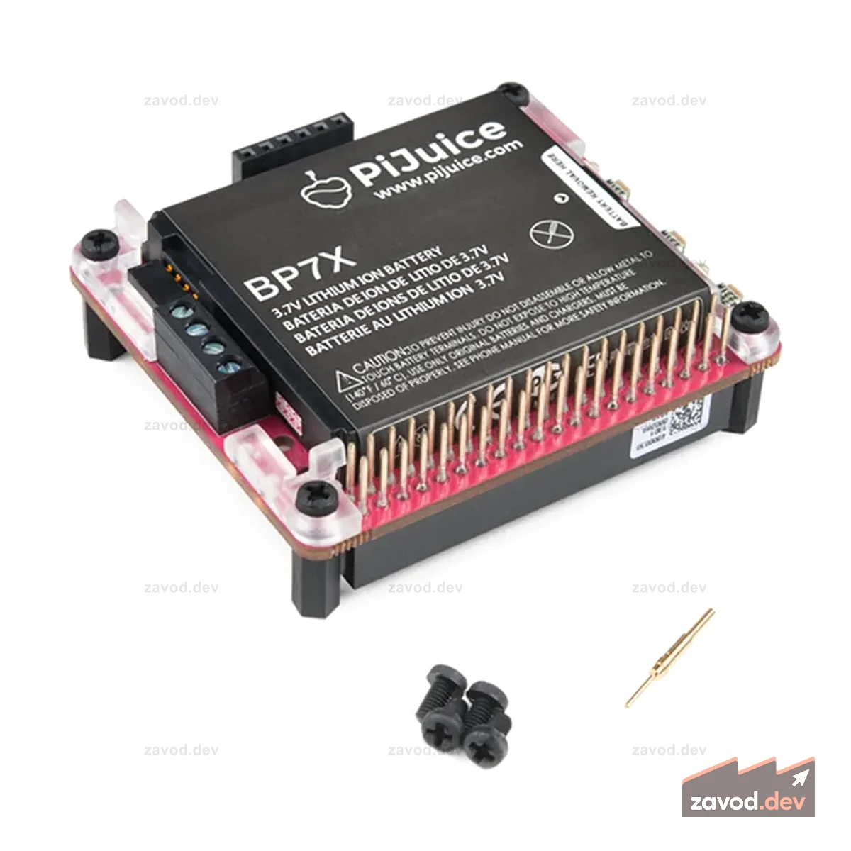 PiJuice HAT — портативная силовая платформа Raspberry Pi