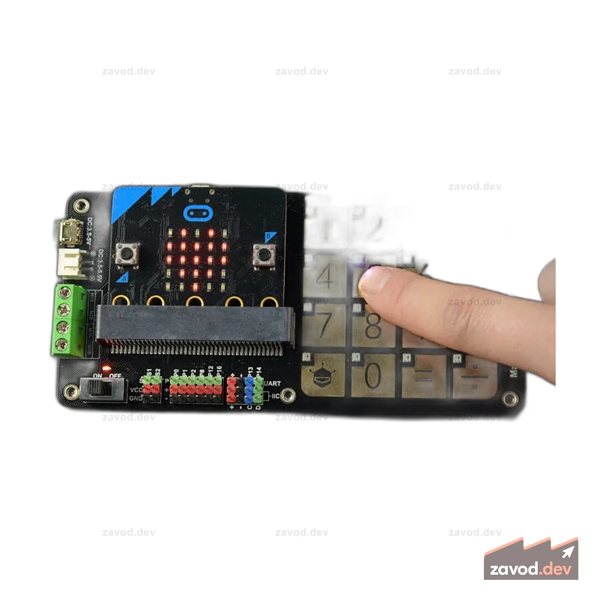 Сенсорная клавиатура для математики и автоматизации для micro:bit (V1.0)