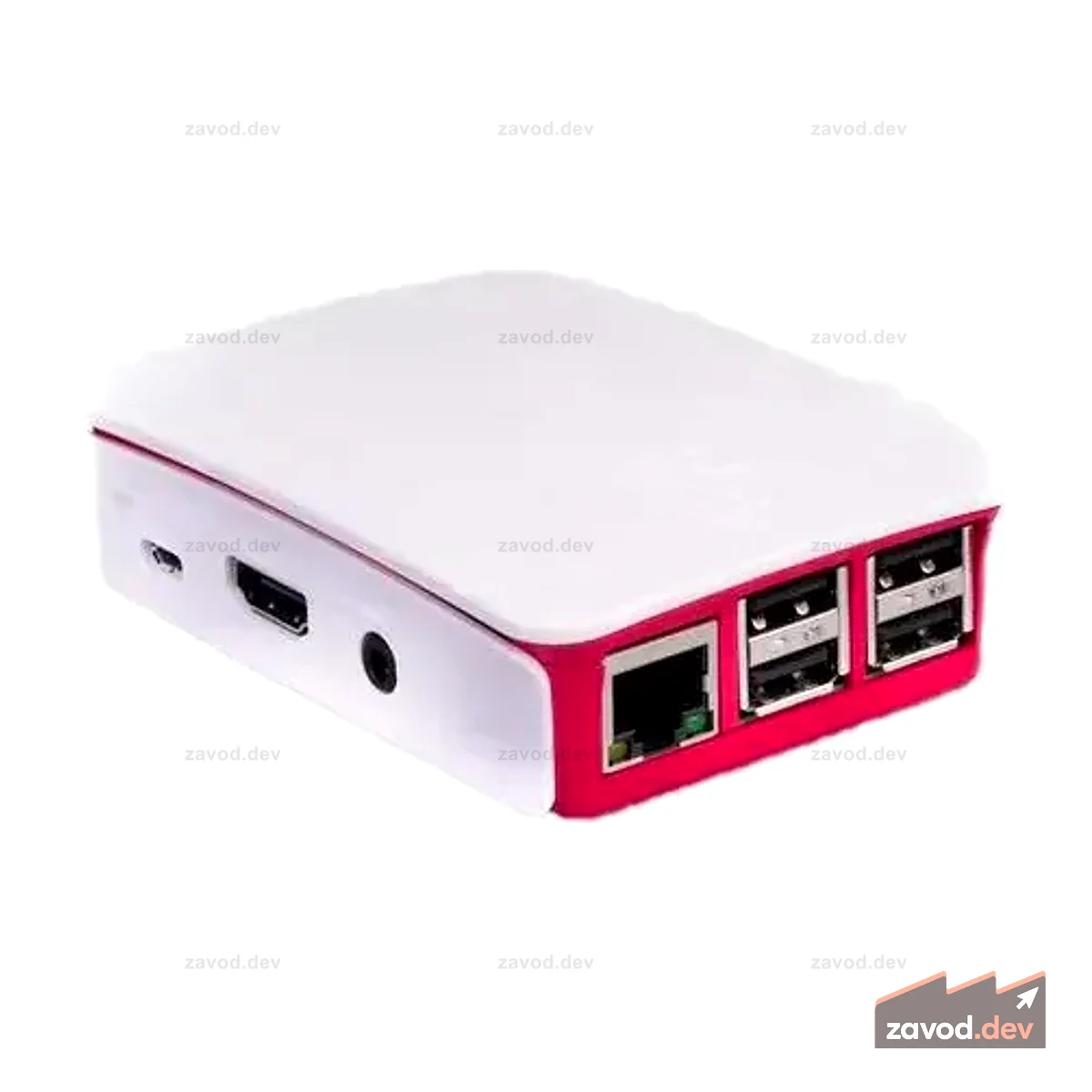 Чехол Raspberry Pi® v2 для Pi3 — красный и белый