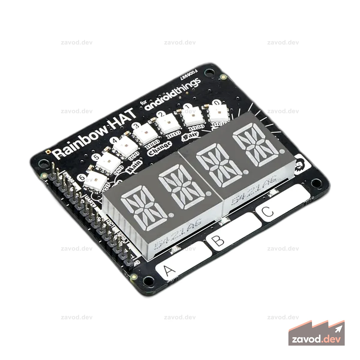 Pimoroni Rainbow HAT для Android Things и Raspberry Pi