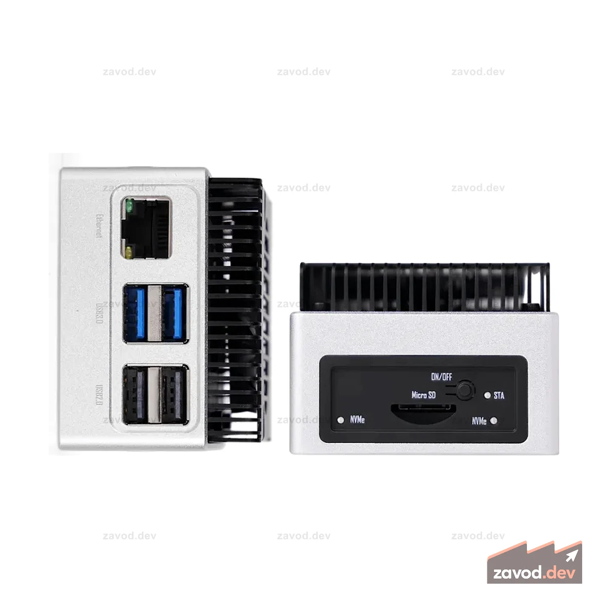 reComputer AI R2140-12 — Edge AI Компьютер 16 ГБ ОЗУ 26 TOPS на базе Raspberry Pi 5 — Seeed Studio