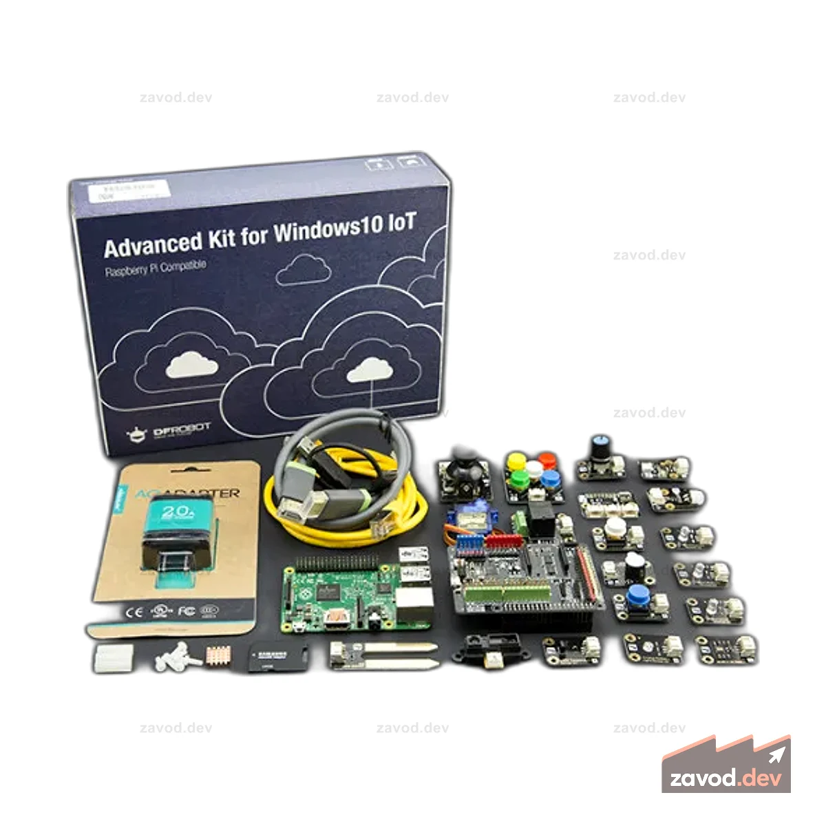 Gravity: Расширенный комплект для Raspberry Pi 2 (совместим с Windows 10 IoT) (Снято с производства)