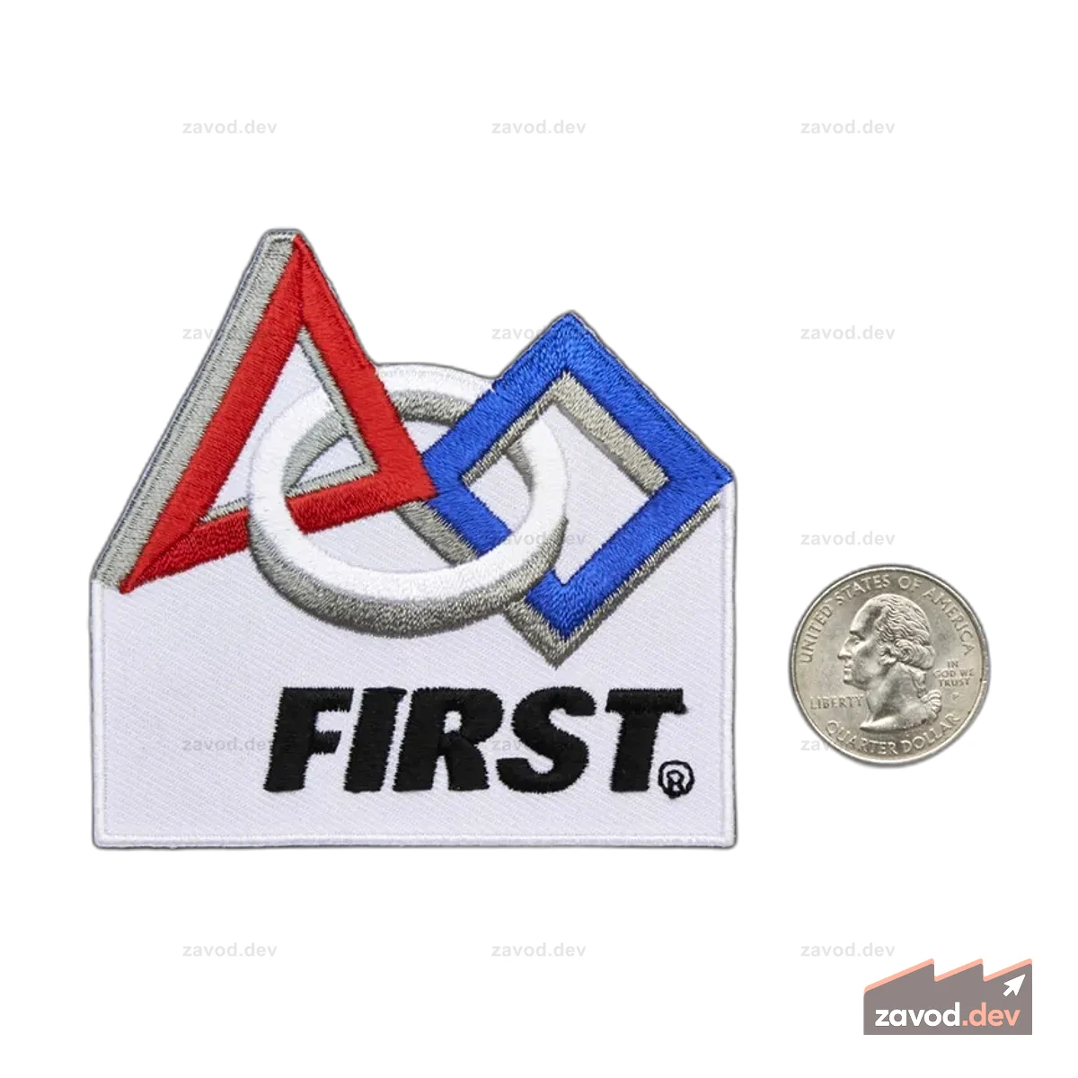 FIRST® Robotics — значок навыка, приклеенная нашивка
