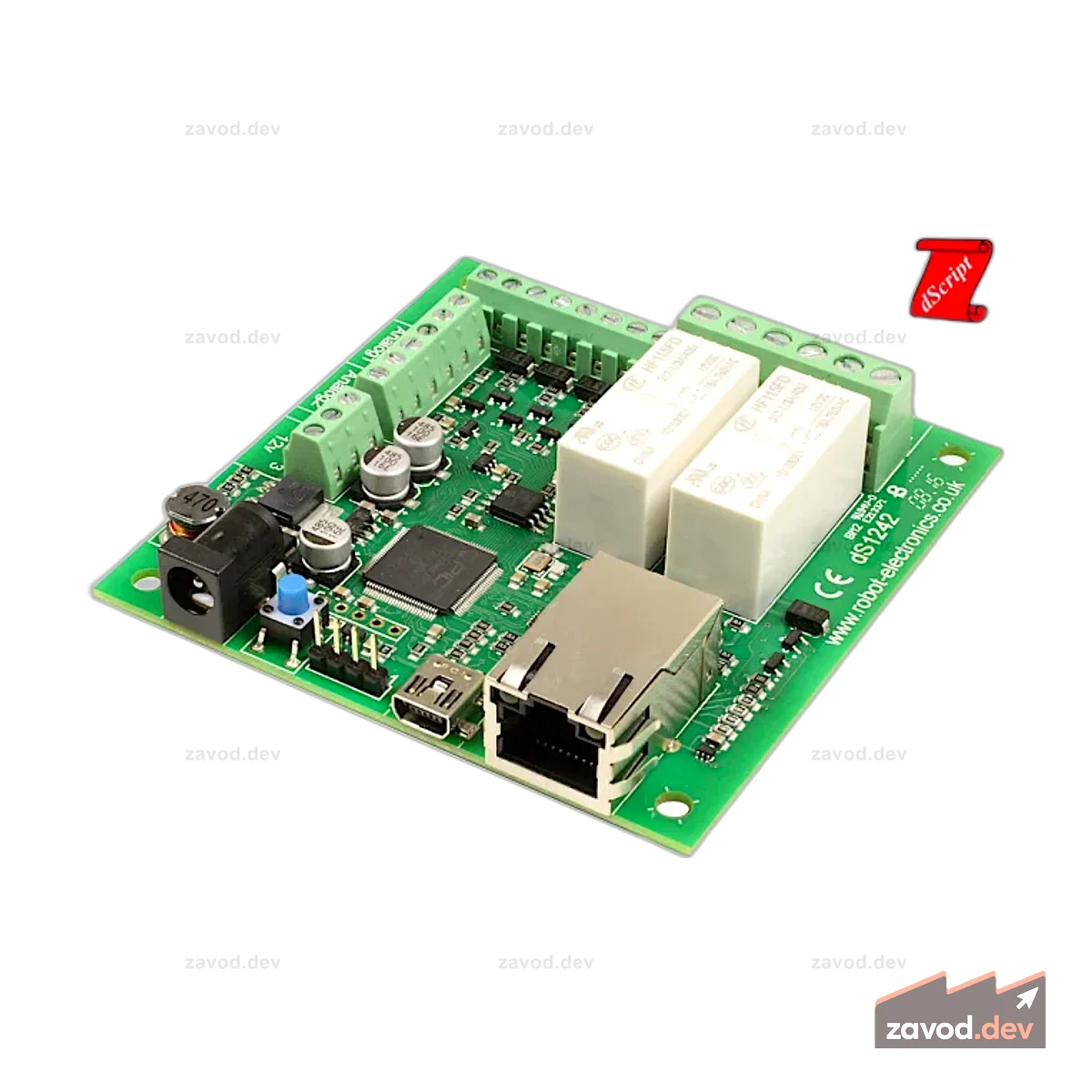 dS1242 - Ethernet-реле 2 x 16А