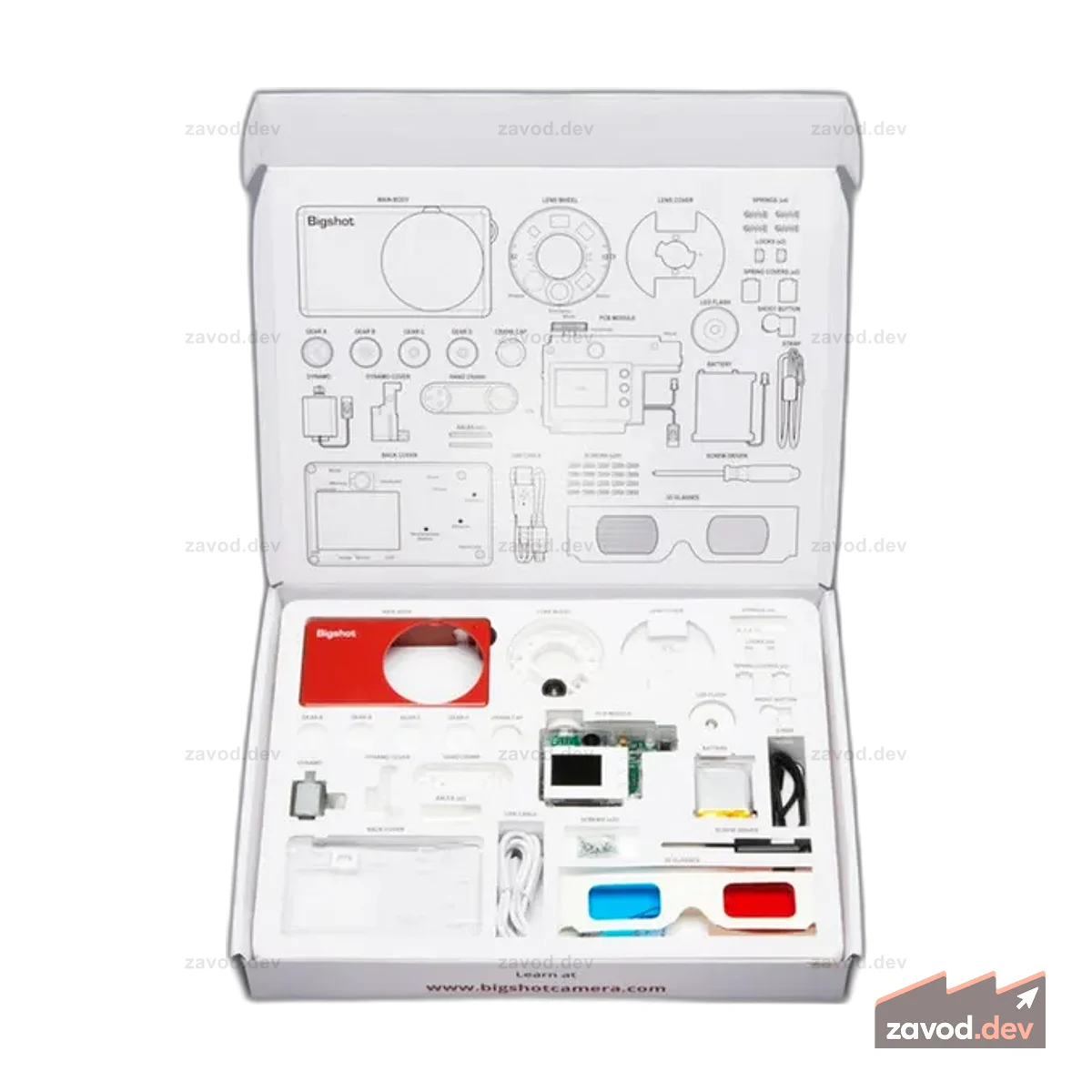 Bigshot Camera - комплект цифровой фотокамеры своими руками
