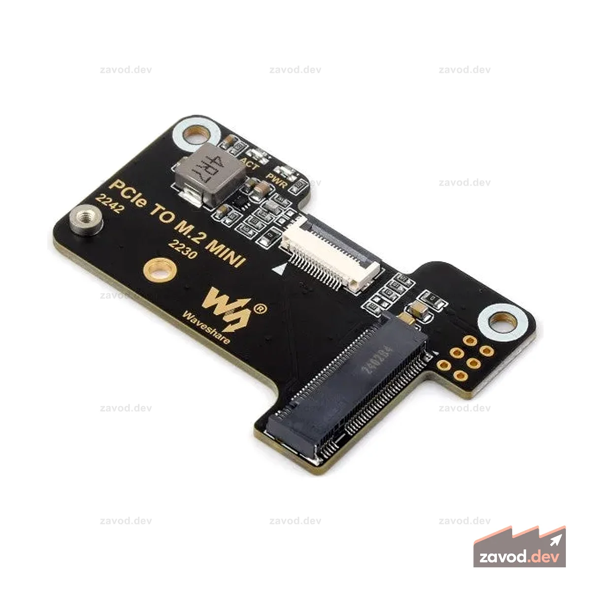 Твердотельный накопитель Waveshare Raspberry Pi 5 PCIe-M.2 MINI