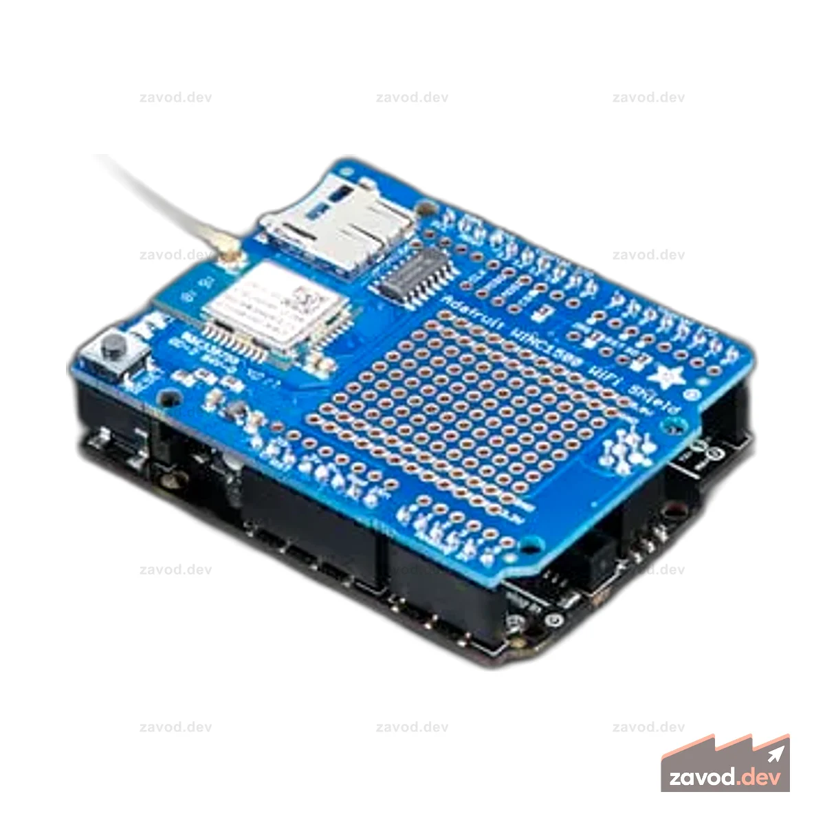 Adafruit WINC1500 WiFi-экран с разъемом uFL