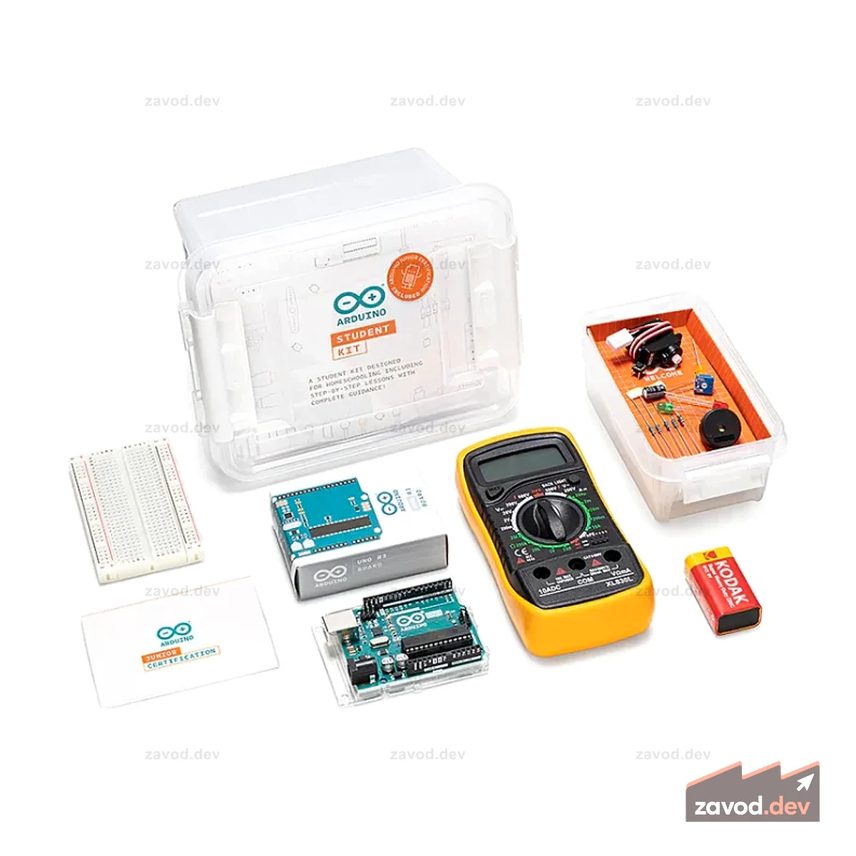 Официальный студенческий комплект Arduino для младших школьников с Arduino Uno AKX00043
