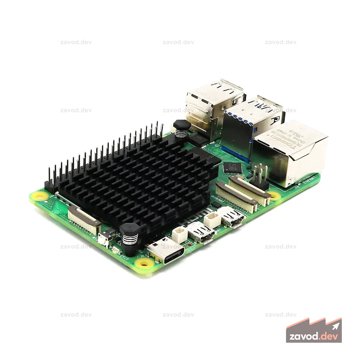 Низкопрофильный радиатор для Raspberry Pi 5