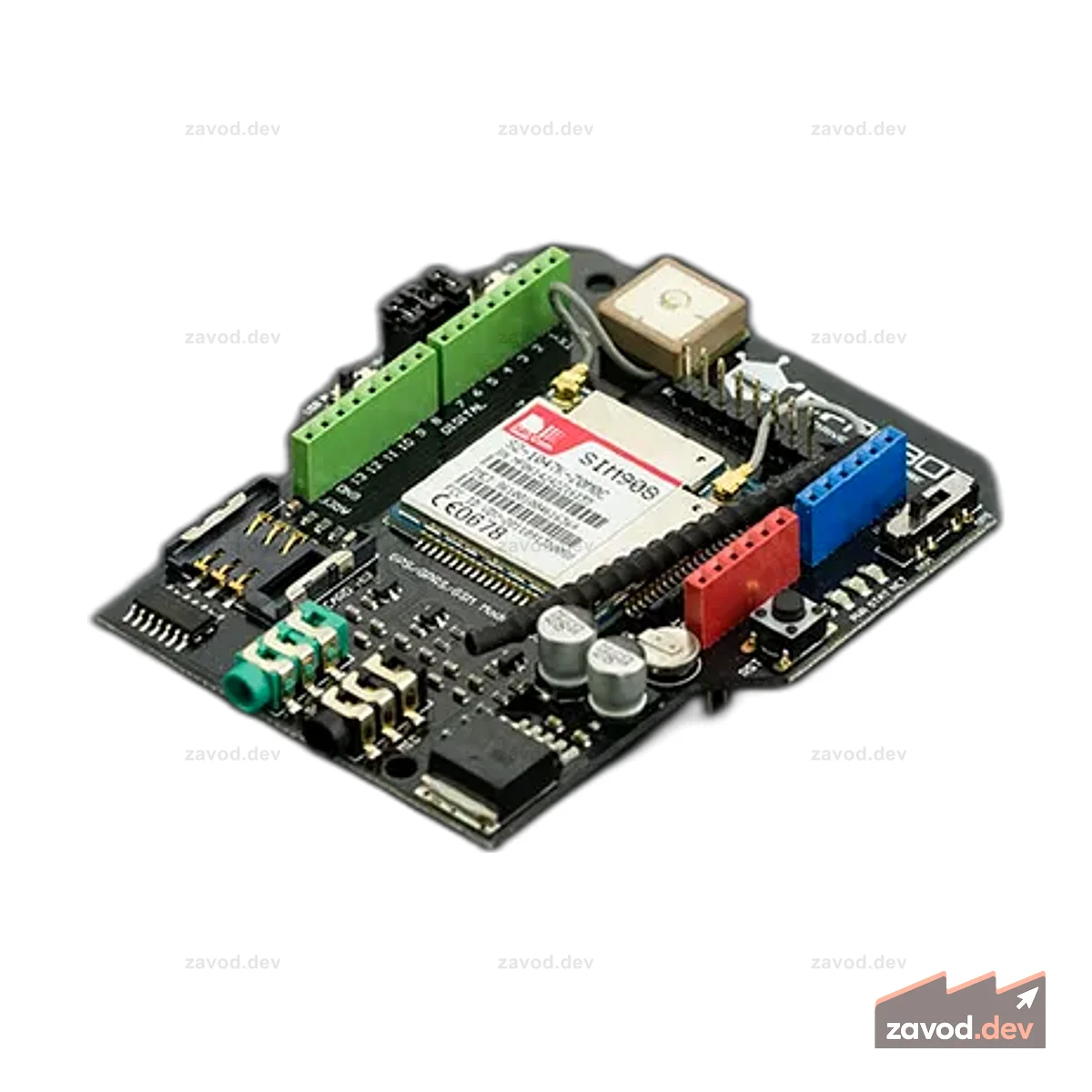 SIM 908 GPS/GPRS/GSM щит для Arduino(Снято с производства)