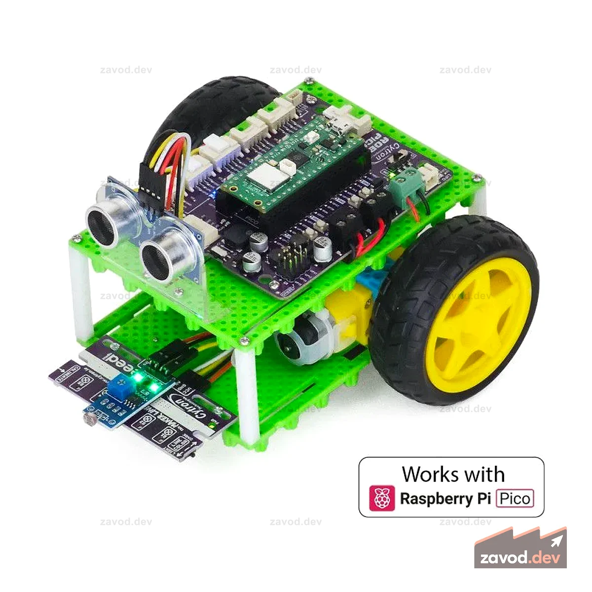 Комплект Robo Pico без Raspberry Pi Pico W