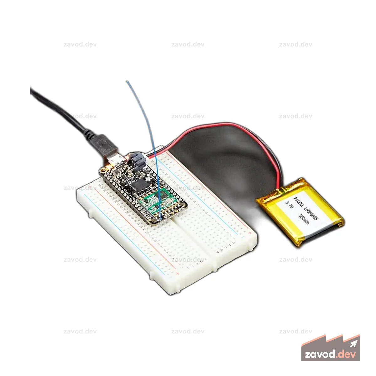 Adafruit Feather 32u4 RFM95 LoRa Radio - 868 или 915 МГц RadioFruit