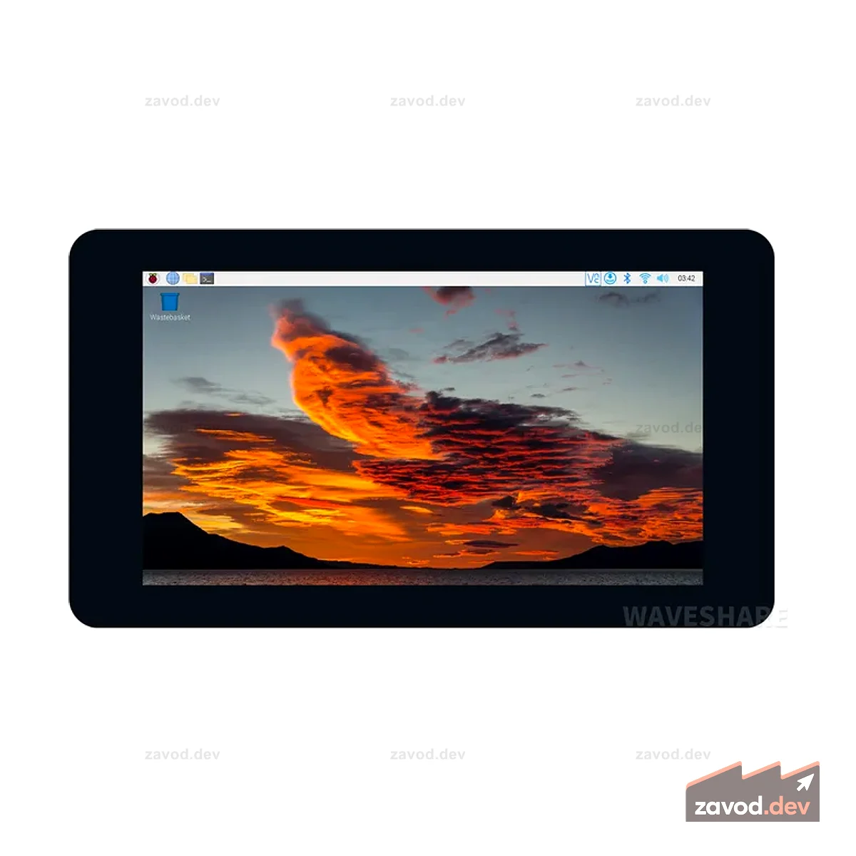 Емкостный сенсорный экран IPS, 7 дюймов, DSI, 800 x 480, без корпуса