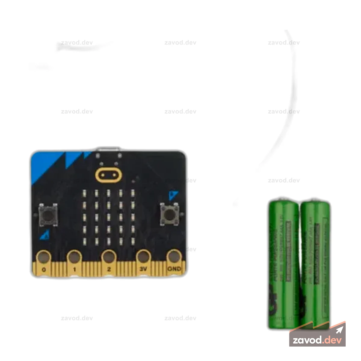 Стартовый комплект Microbit v2 с USB C (12 шт. с черным кабелем)