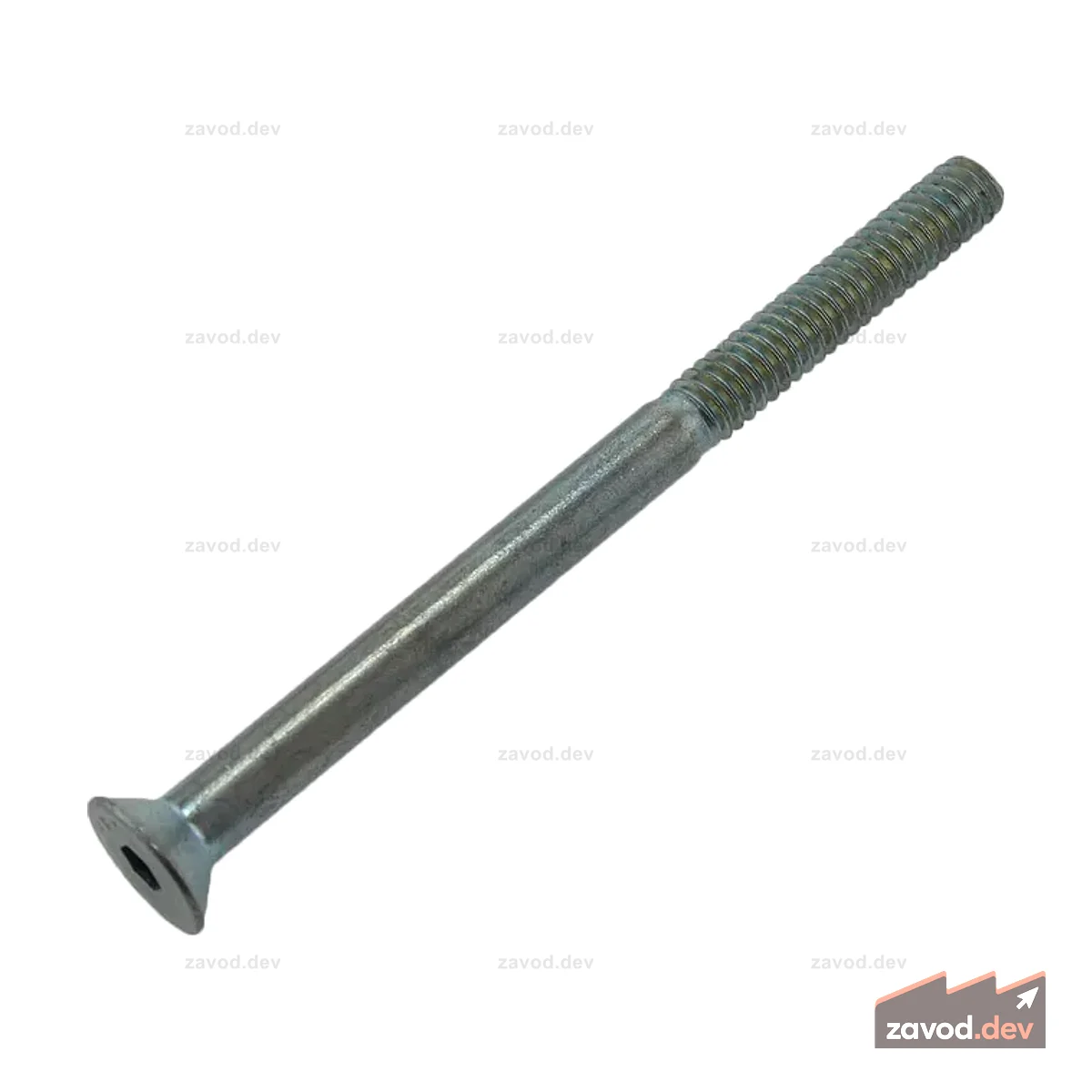 Винт с шестигранной головкой и плоской головкой 1/4-20 x 3,5 дюйма