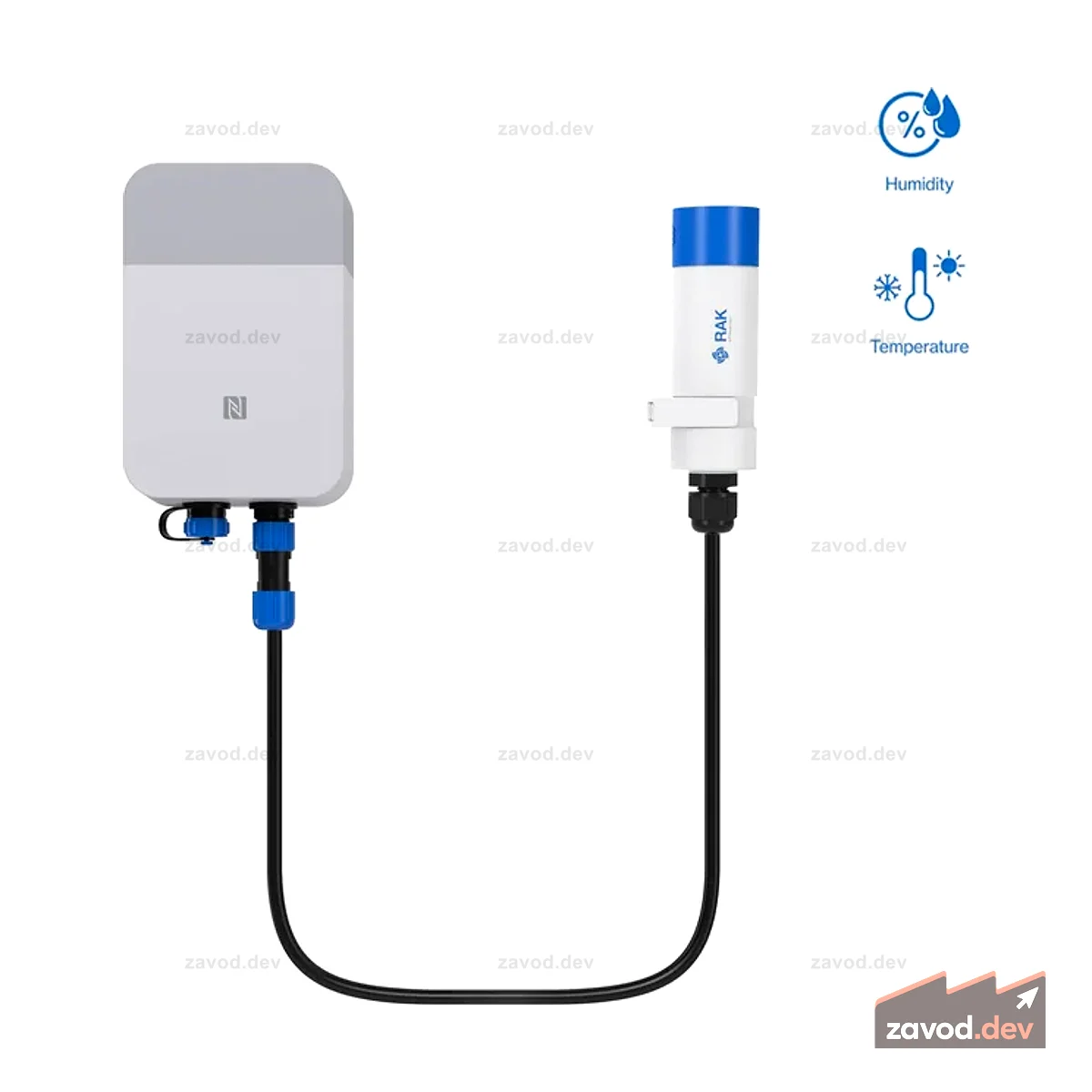 Экологический мониторинг | Датчик температуры и влажности | LoRaWAN®/NB-IoT/сотовый Интернет вещей