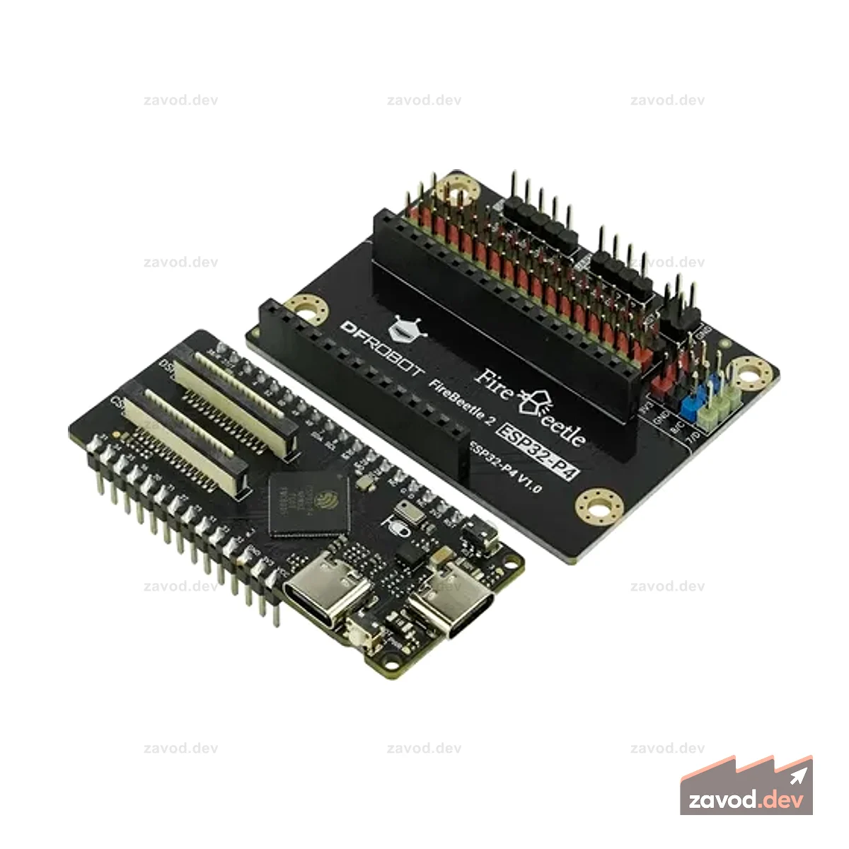 Комплект разработчика FireBeetle 2 ESP32-P4 для искусственного интеллекта (MIPI CSI/DSI и Wi-Fi 6)