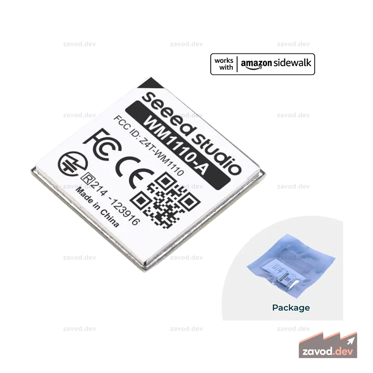 Беспроводной модуль Wio-WM1110 — Semtech LR1110 и Nordic nRF52840