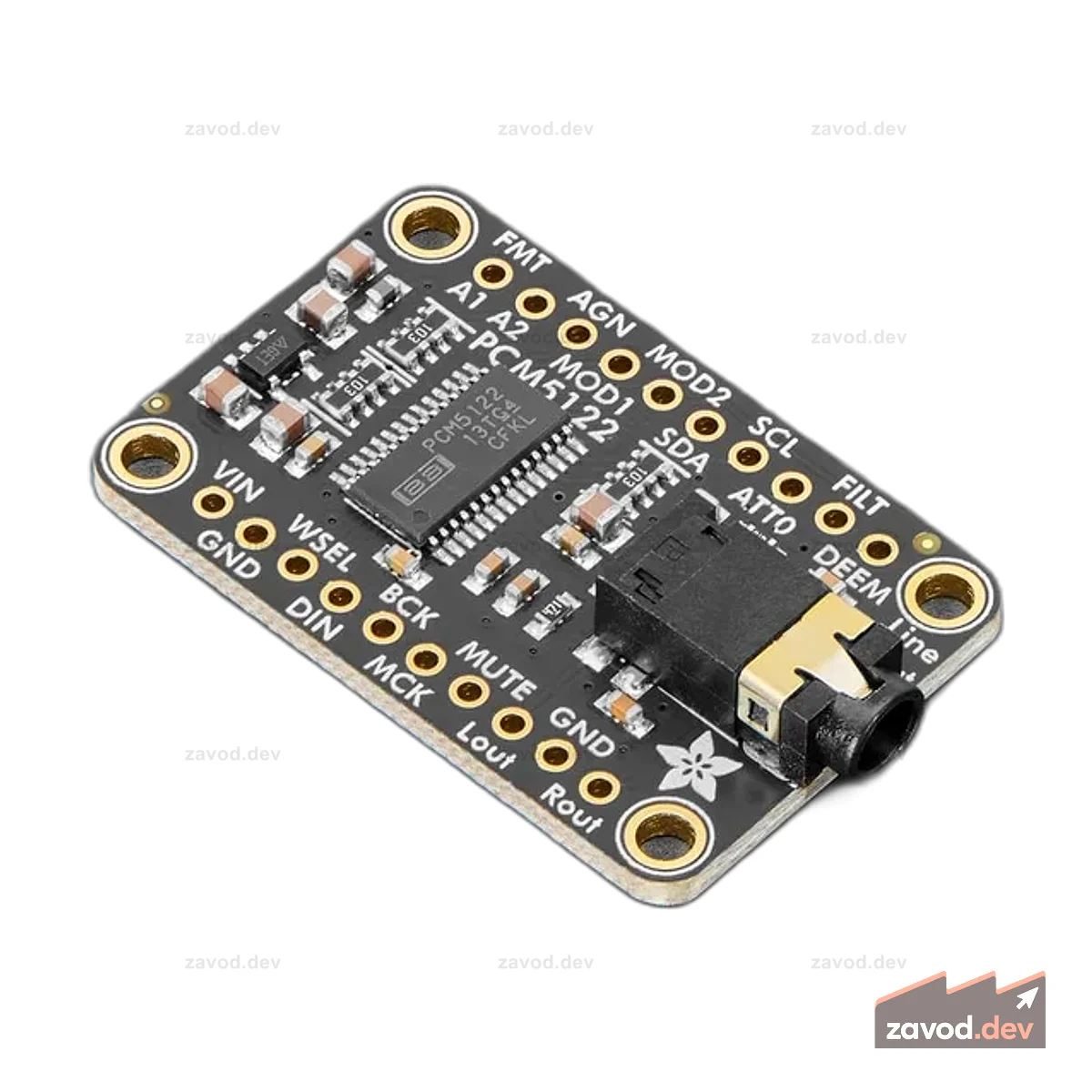 ЦАП Adafruit PCM5122 I2S с линейным выходом