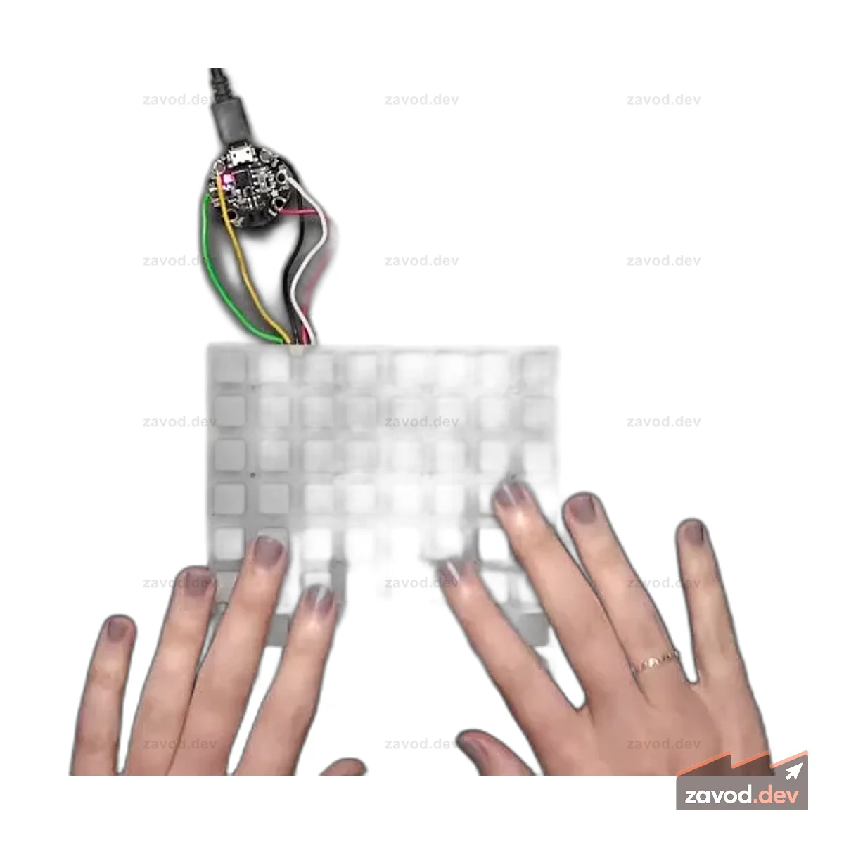 Плата драйвера Adafruit NeoTrellis RGB для клавиатуры 4x4