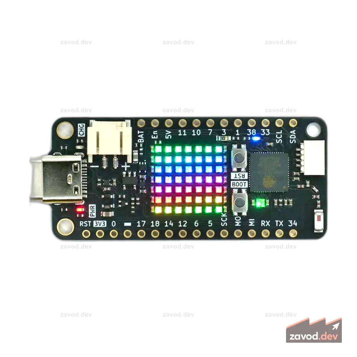 FeatherS3 Neo — плата разработчика ESP32-S3