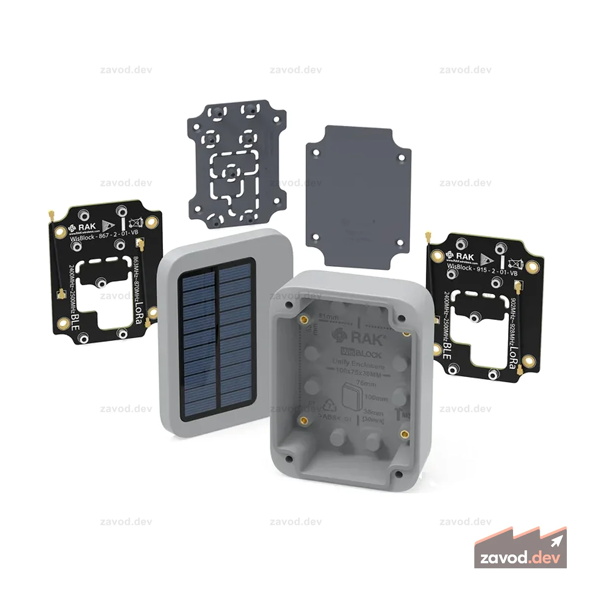 Корпус Unify Solar IP65 100x75x38mm | С дополнительной встроенной антенной LoRa® и Bluetooth