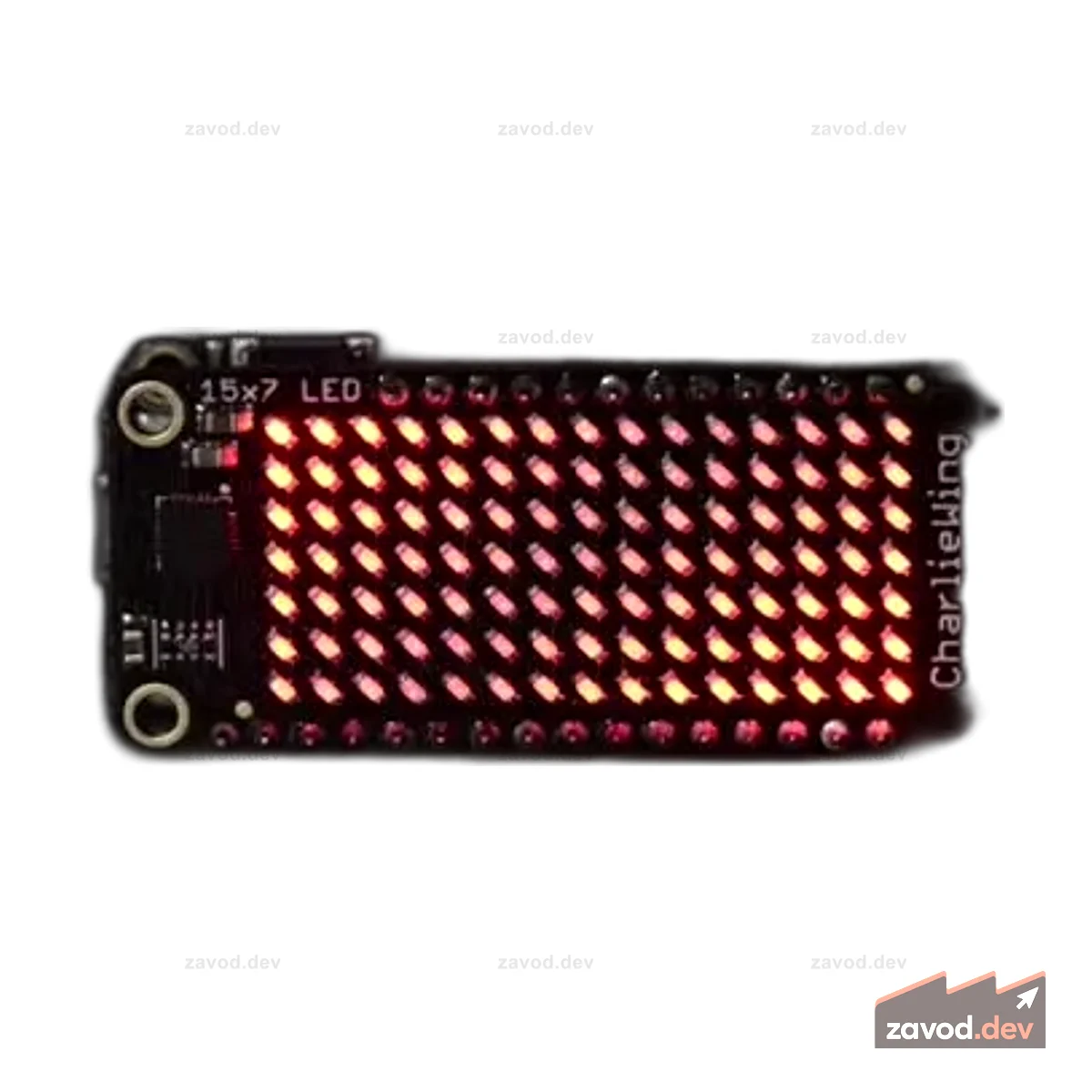 Adafruit 15x7 CharliePlex Светодиодный матричный дисплей FeatherWing - красный