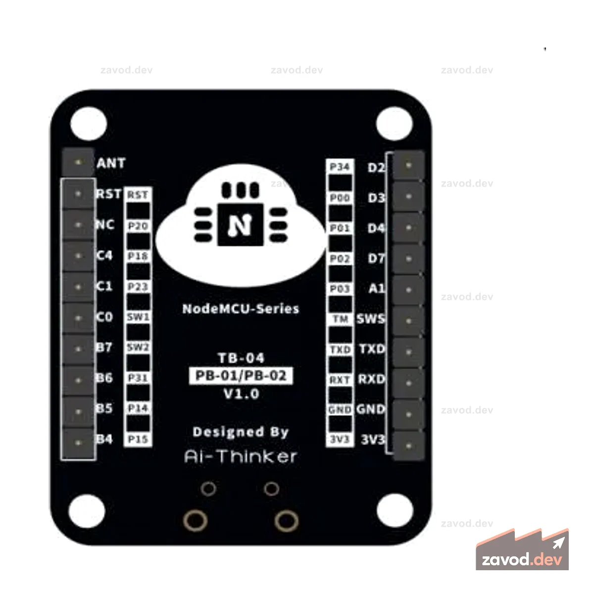 Плата разработки AI-Thinker TB-04-kit
Плата разработки