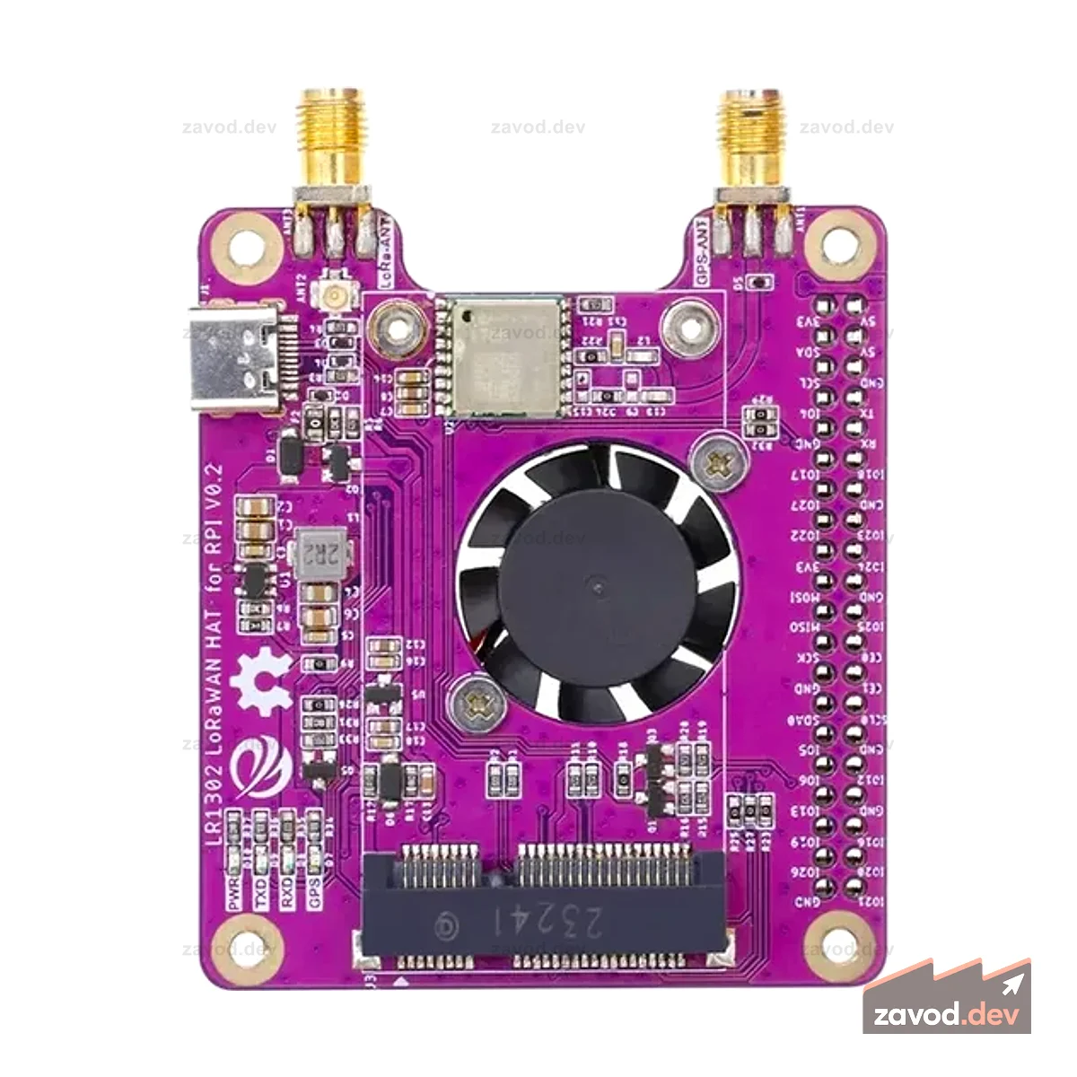 LR1302 Шляпа LoRaWAN для модуля дальнего действия RPi SX1302