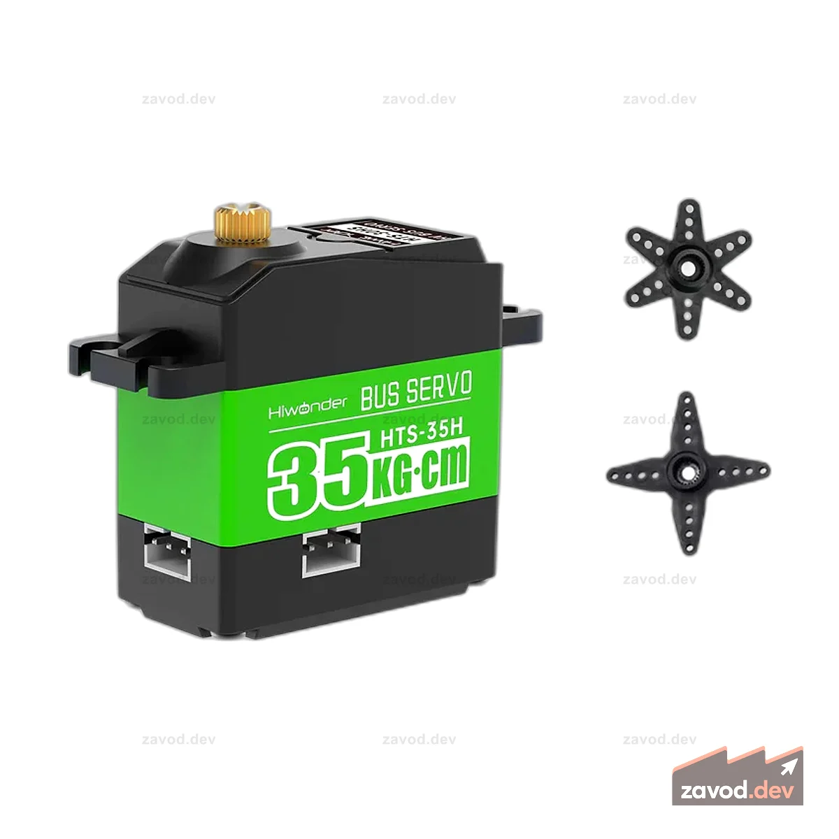 Hiwonder HTS-35H Высоковольтный сервопривод шины с крутящим моментом 35 кг с обратной связью по данным