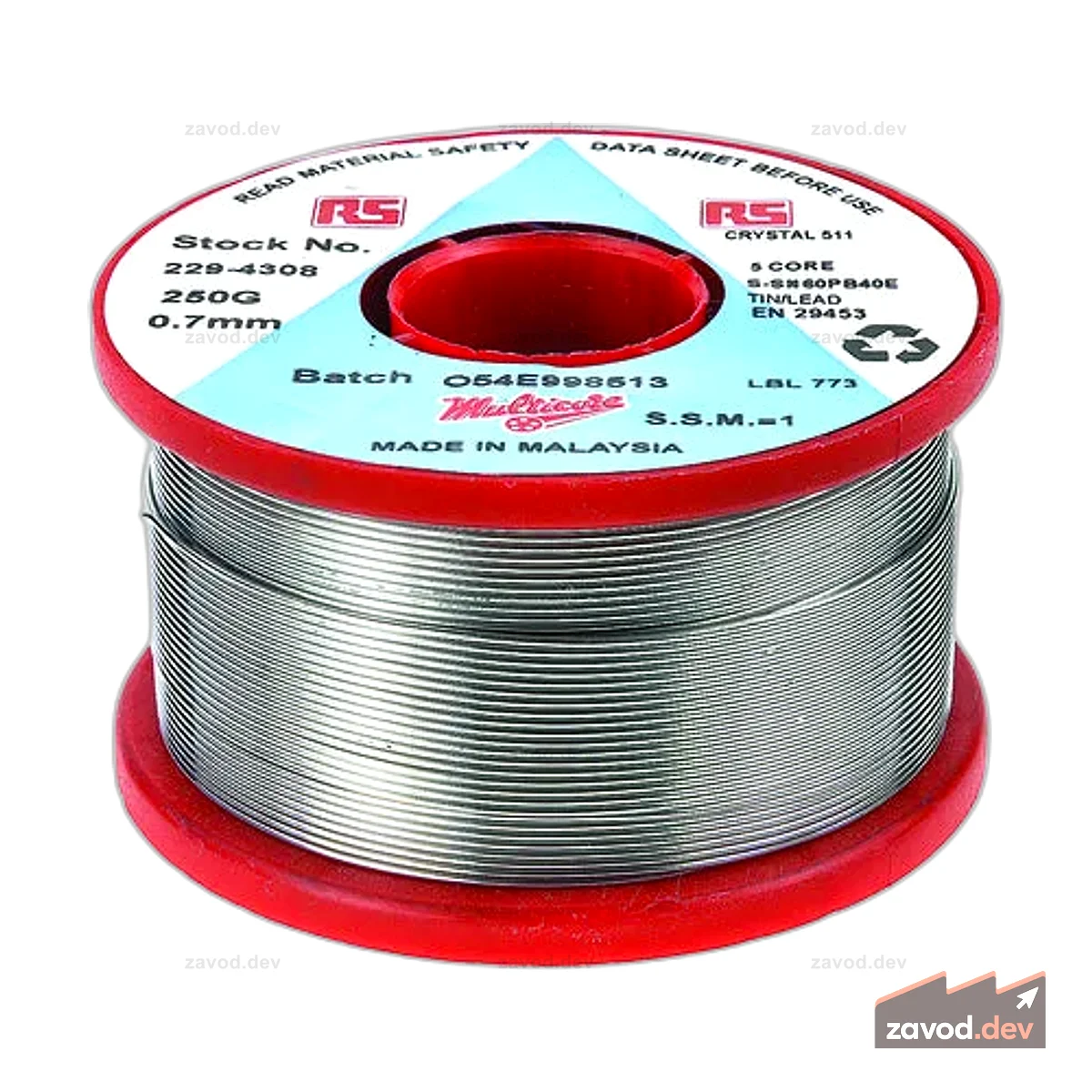 Stagno Multicore Crystal 511 — 60/40 — 250 г