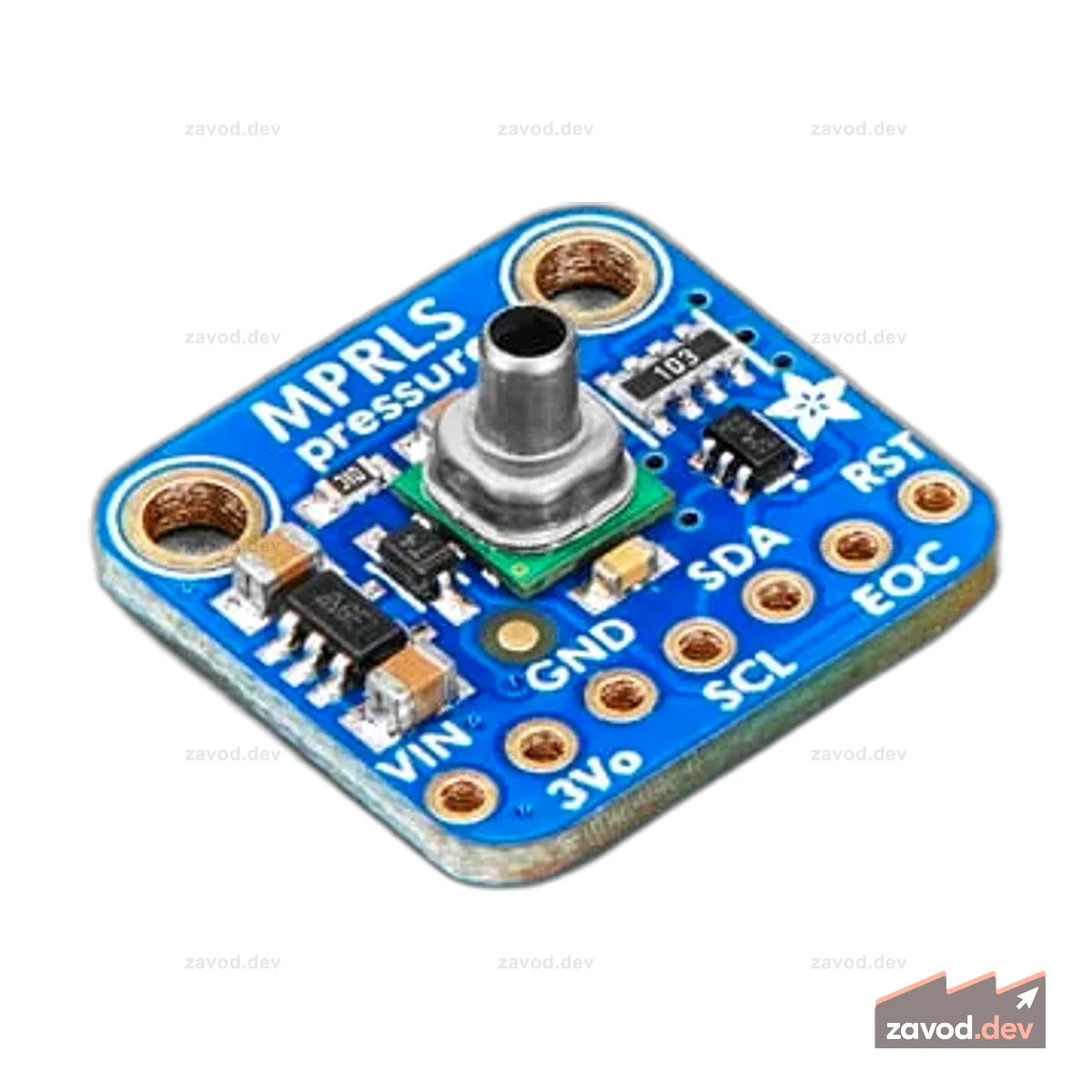 Adafruit MPRLS Разъем датчика давления с отверстиями - от 0 до 25 фунтов на квадратный дюйм