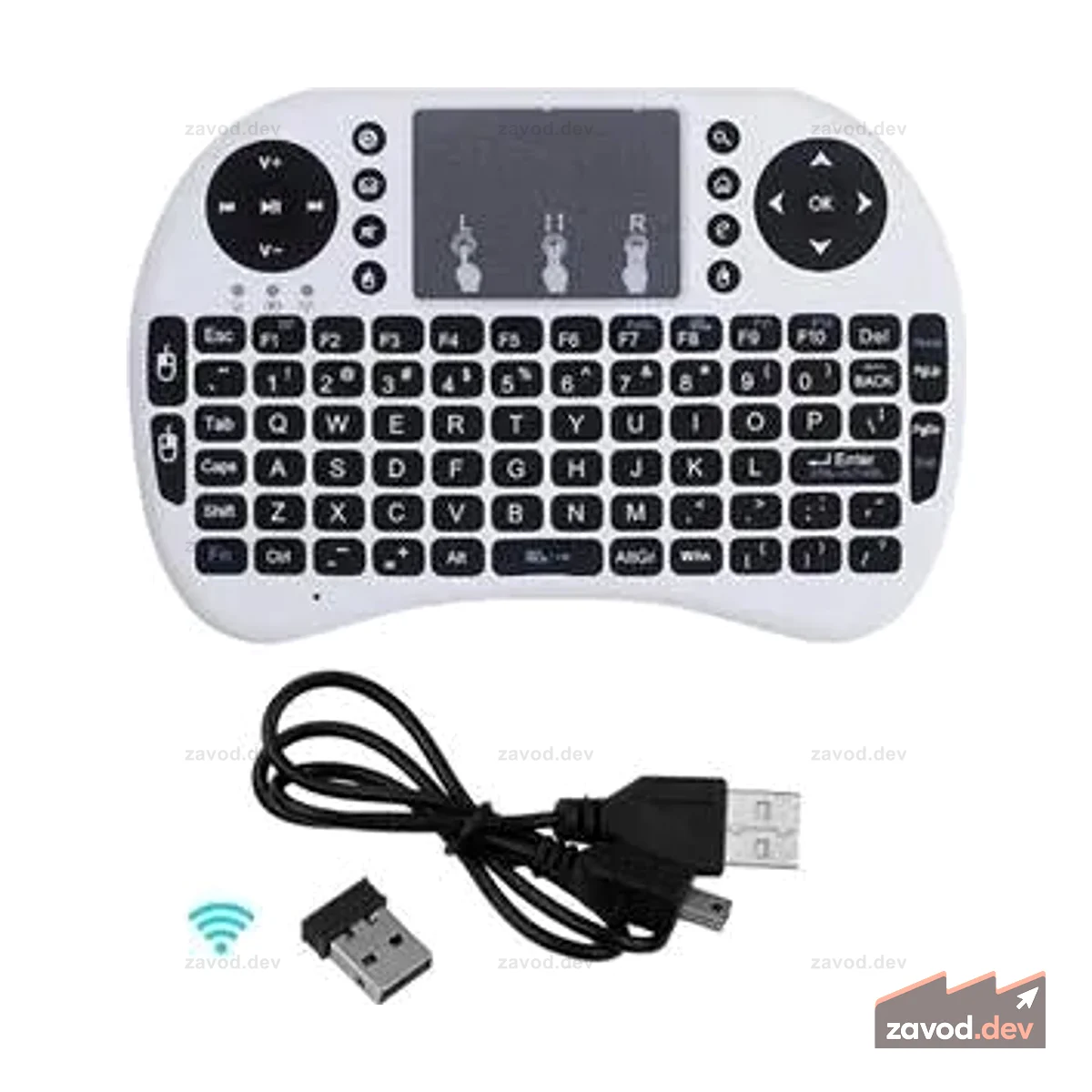 PST MINI WIRELESS KEYBOARD WHITE