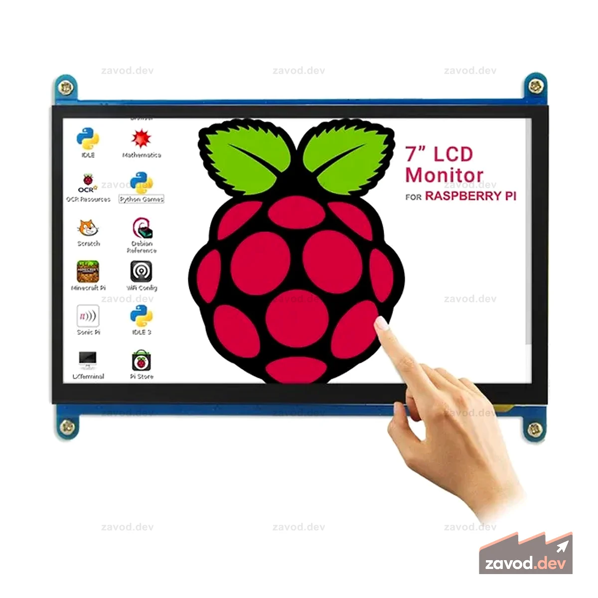 Elecrow RC070 7-дюймовый ЖК-дисплей 1024*600 с сенсорным экраном IPS | Совместимость с Windows/Raspberry Pi.