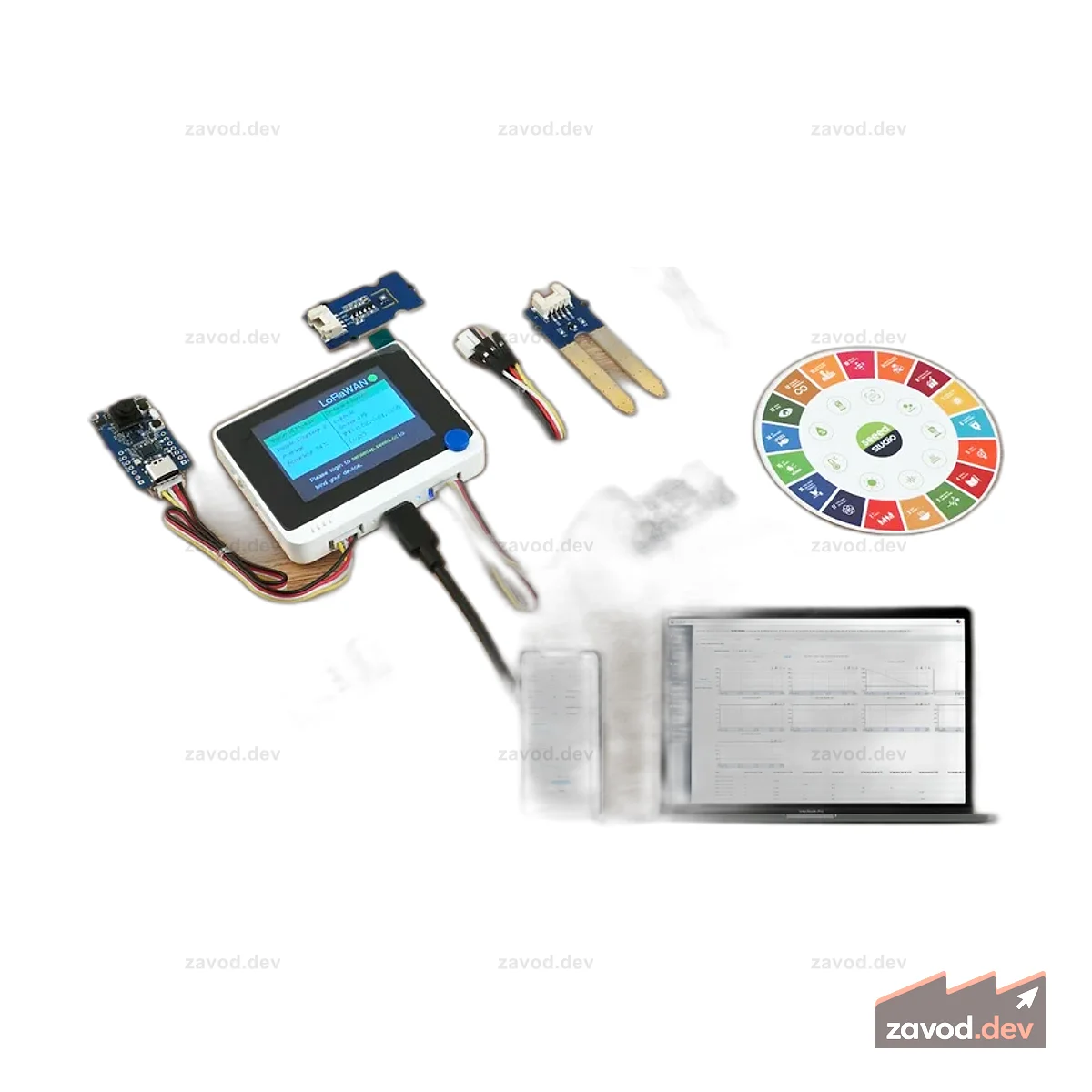 SenseCAP K1100 — комплект прототипа датчика с LoRa® и искусственным интеллектом