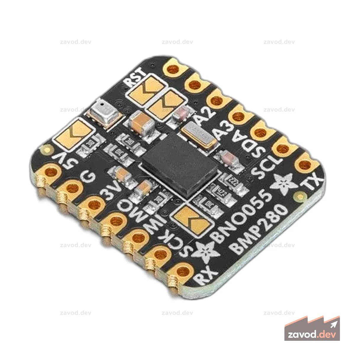 Adafruit BNO055 + дополнение BMP280 BFF для QT Py